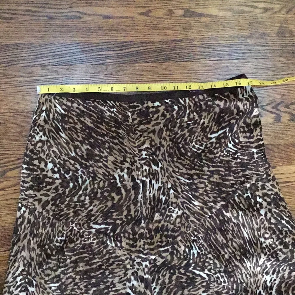 Liz Claiborne Animal Print Chiffon Skirt - Picture 8 of 9